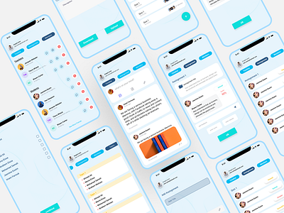 Class Room app design ui ui ux interface ux