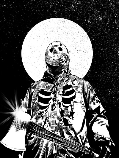 Friday the 13th illustration