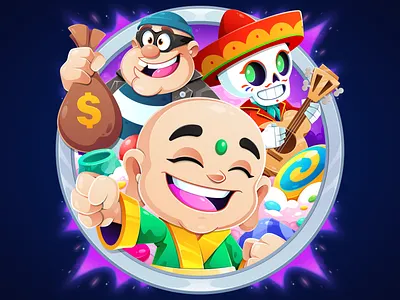 Game Mashup adventure art branding cartoon character character design cute design digital art drawing fun game design games illustration illustrator logo ui vector weekly warmup
