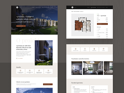 LuxApartments.sk / Website apartment apartments apartments for sale building construction design flat golf minimal real estate ui ux ux ui ux design uxdesign web web design webdesign website website design