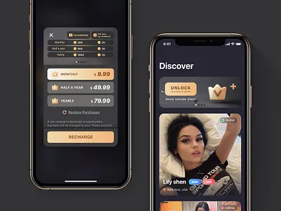 VIP System coin crown dialog entrance gold in app purchase ios membership plus recharge vip