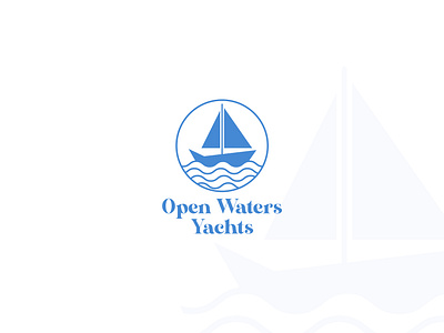 Daily Logo Challenge: Day 23 - Open Waters Yachts branding concept dailylogo dailylogochallenge dailylogodesign designer logo logo design logotype open water yachts sumit typography vector