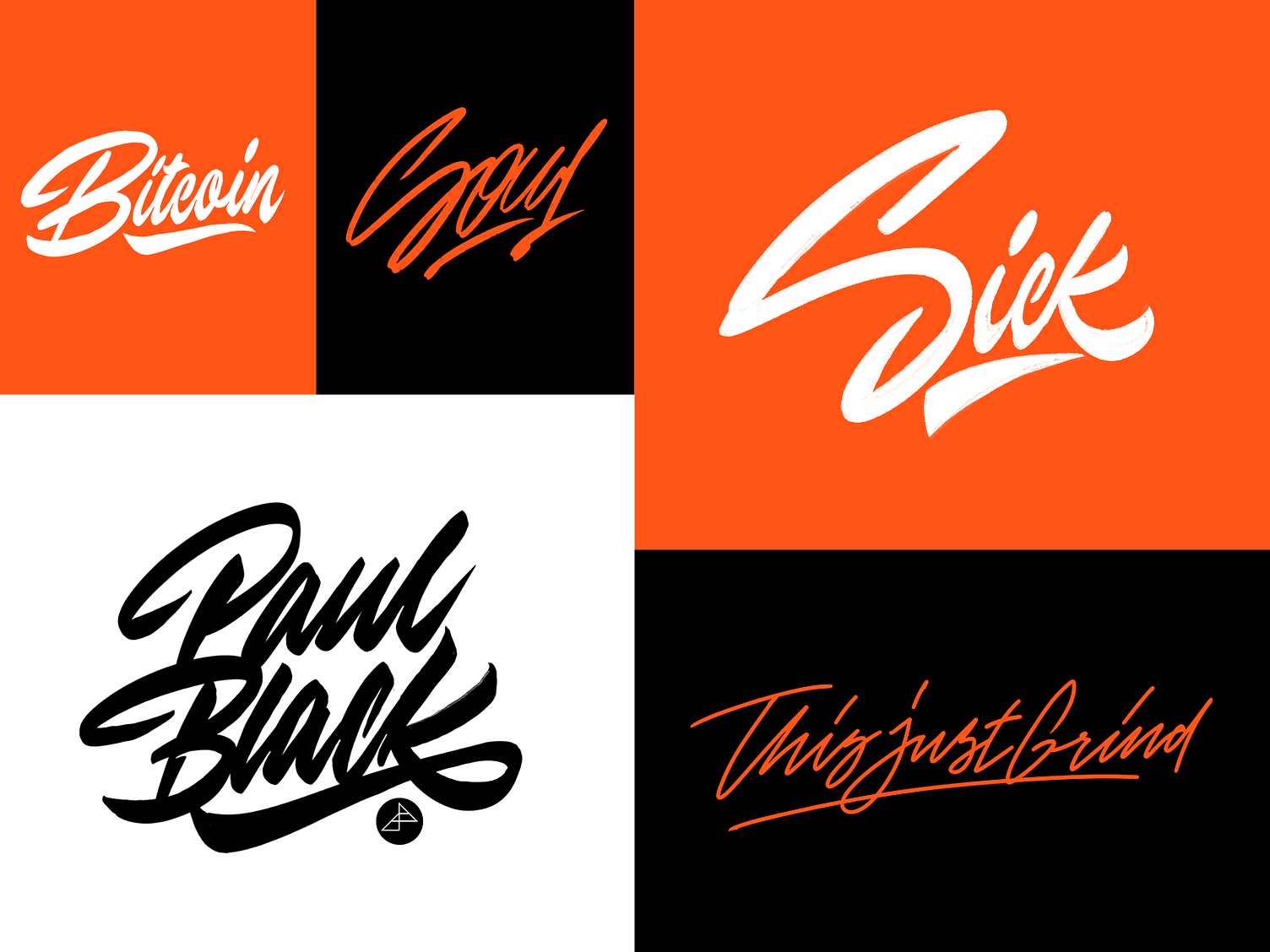 Lettering Logotypes Collection by Yevdokimov on Dribbble