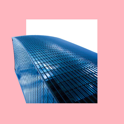 UK PINK artwork building buildings design graphic design minimal montage pink uk