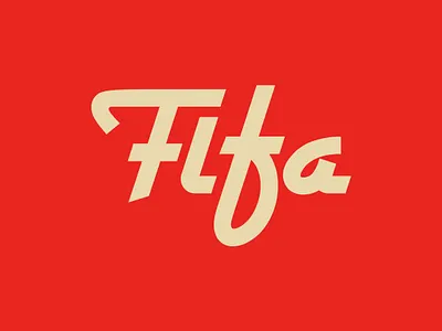 FIFA artwork branding design fifa fifa 20 flat font football football logo lettering logo minimal typography vector