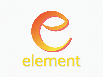 e- element Logo creative design design e logo logo logo design