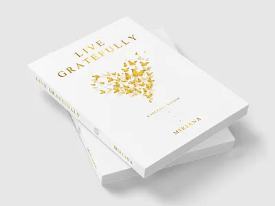 Cover Design / Live Gratefully book design cover cover design design editorial design indesign print print design