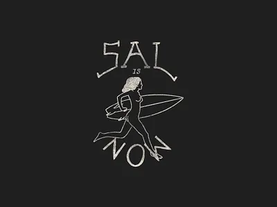 sal is now apparel design ilustrator lettering