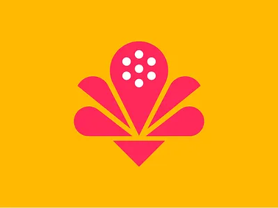 Geometric Lotus brand identity brand identity design branding diwali flat geometric illustration illustration india logo lotus lotus flower minimal