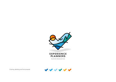 Experience Planners Logo Design branding design illustrator cc logo vector