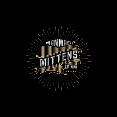 Mammas Mittens - Western animal cat cats design designer illustration mammasmittens minimalism minimalist minimalistic type typedesign typeface western wordmark