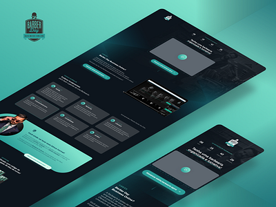 Novo site | Barber day Business Online barber barbershop brasil design interface novo site redesign salvador ui web web design