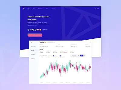 Crypto Bull Run 🎯 art dashboard dataviz design illustration product design ui uidesign ux visual design