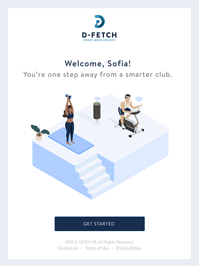 Signup email design email gym identity illustration illustrations interaction interaction design layout ui uidesign ux vectorart