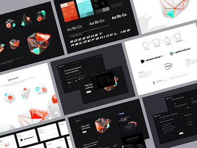 Speednet - Full case study 3d abstract shape animation branding case study dark figma illustration logo logo design motion graphics pattern shape ui ux web web design web designer webdesign website