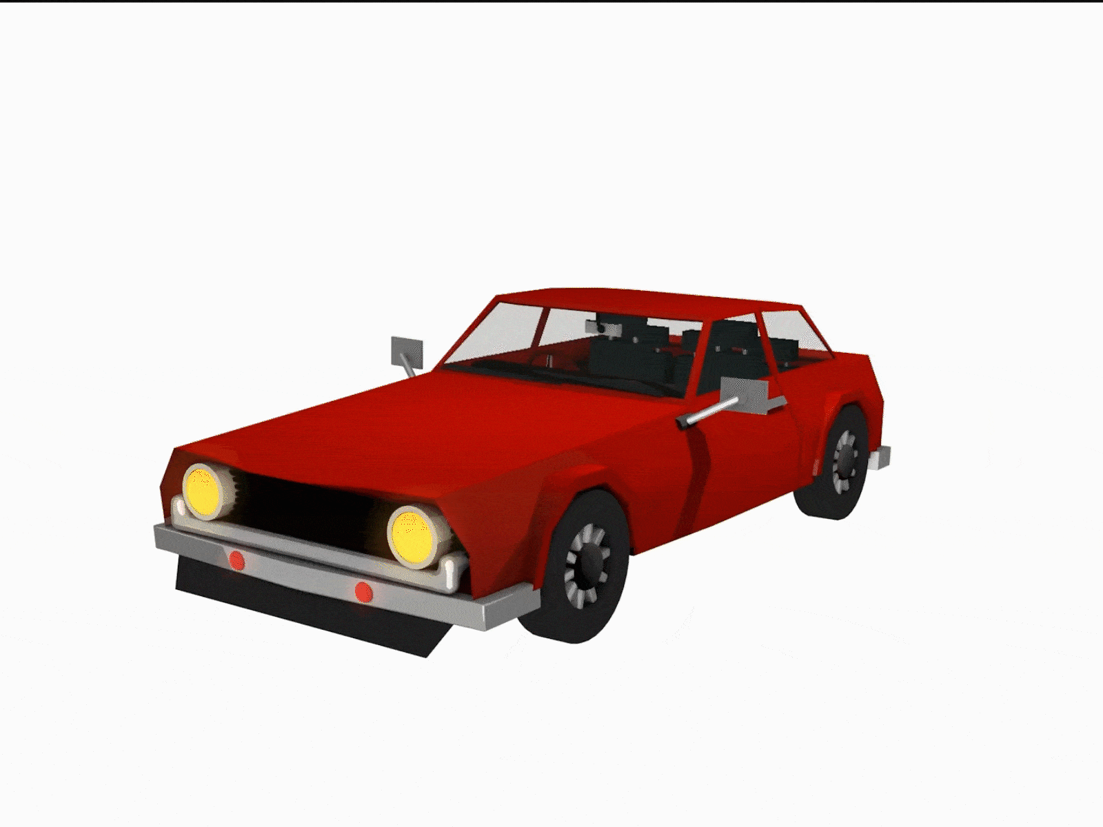 Low Poly 3D Car 3d 3d model c4d car chevrolet cinema4d impala low poly lowpoly lowpoly3d music video vintage car