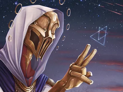 The Duel II character design concept art fantasy art illustration masks storytelling visual development