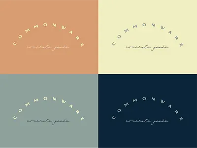 Commonware Brand Identity 70s adobe illustrator brand design branding retro