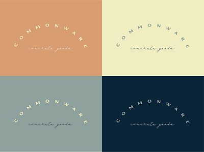 Commonware Brand Identity 70s adobe illustrator brand design branding retro