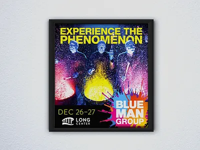 Blue Man Group ad adventure print print ad print advertising