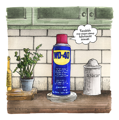 wd40 comicart draw emiliano raspante illustration illustration art wd40