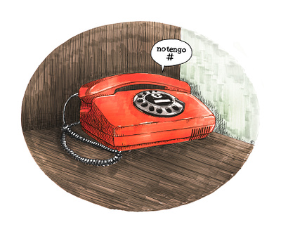 Old Phone character art characterdesign comicart draw emiliano raspante illustration illustration art marker sketch