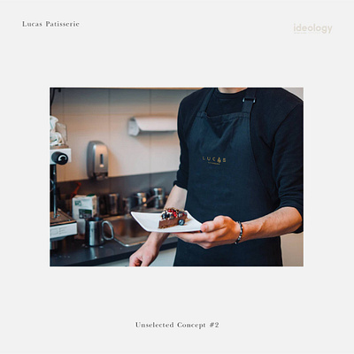 Lucas Patisserie Unselected Concept 2 art direction brand brand design brand identity branding design graphic design identity design logo logodesign visual identity
