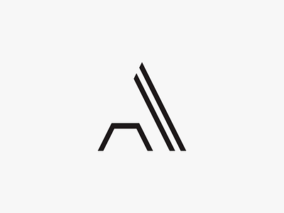 Antra clean design furniture home icon logo minimal modern simple