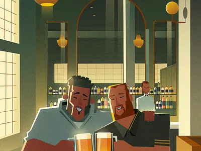 At the bar art artist character conceptart design digitalartist illustration photoshop vector