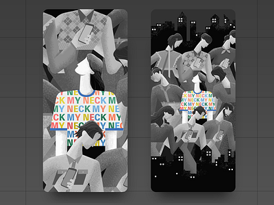 oh! My Neck app illustration