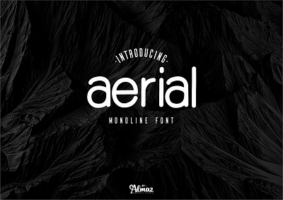 Aerial creative font font awesome font design handmadefont logo modernfont sans serif sans serif font sanserif simple font