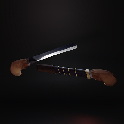 Day 10: Binangon / Machete 3d 3dart blender blender3d blender3dart illustration machette render sword weapon