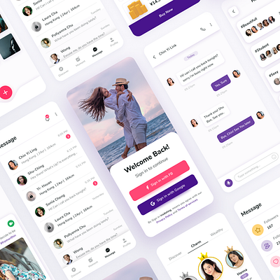 Dating Mobile App UI Concept app app design datingapp datingui design mobile ui ui ui design uidesign uiuxdesign uiuxdesigner ux