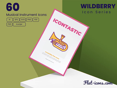 Musical Instrument Icons branding design icon icons illustration ui ux vector