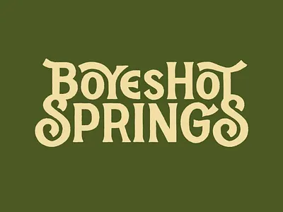 Boyes Hot Springs design hand lettering handlettering illustration lettering lettering artist sonoma type art type design typography vintage lettering vintage logo wine country