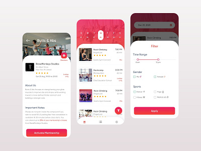 Fitness Mobile App Design 2021 adobe xd app design biceps butt figma app fitness fitness app figma fitnessapp gym illustration mobile app design