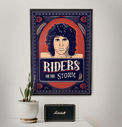 Jim Morrison illustration