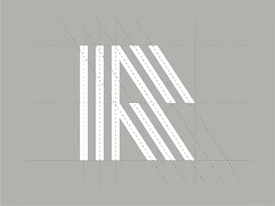 R 2d branding design flat graphic grids guides icon letter letterform line logo logotype minimalistic negative space r simple symbol typeography vector