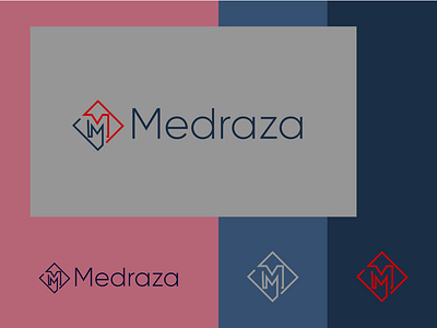 Medraza Logo presentation brand identity brand mark branding flat logo design icon illustration logo design logotype minimalist logo simple typography