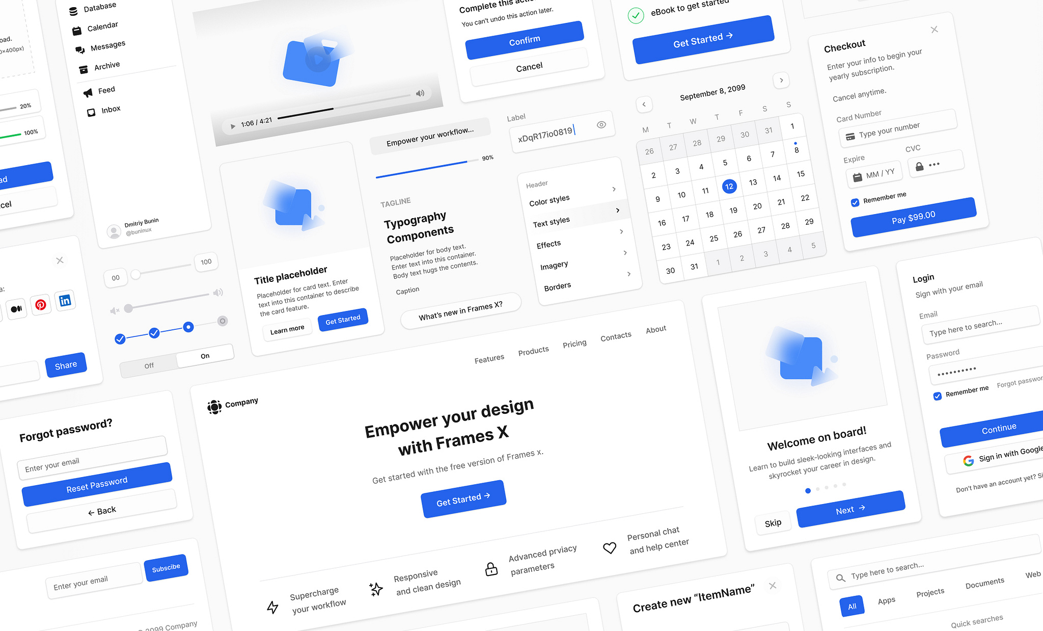 Frames X — Figma UI Kit & Design Handbook v1.2 🔥 by Bunin Dmitriy on ...