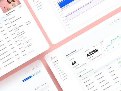 🎪 Screen - Video consultation dashboard affordance charts components dashboard react components real project saas sidebar signifier user interface web app web design zoom