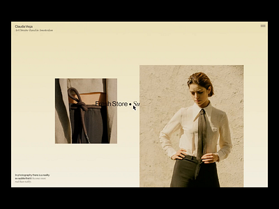 Claudia Vega Photography animation app branding design ecommerce fashion folio idea inpiration minimal moonlight motion graphics portfolio slider typography ui ux web web design website