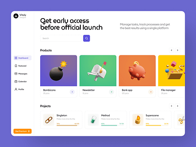 Superscene 3D Objects 💣 3d colorful contrast craftwork design icons illustration illustrations objects superscene typography ui ux web website