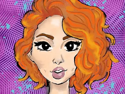 Self Portrait Avatar design digital painting doodles illustration