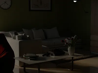 Hall 3d 3d max 3dmax design interior model