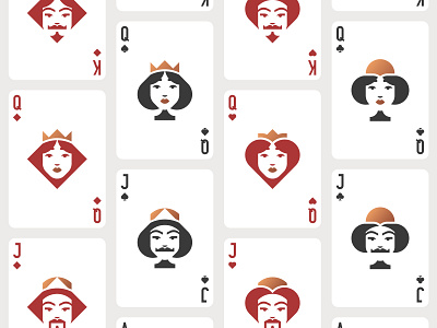 Playing Cards collection ace of spades cards character design graphic illustration illustrator minimal playing card playingcards poker vector