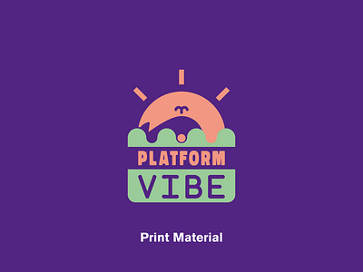 Platform Vibe advertisement branding design graphic design illustration logo vector