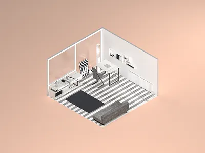 embrace of difference 3d design digital isometric kyiv ukraine web workspace