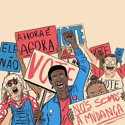 CM&T Ep 13 cover cover art editorial editorial illustration elections illustration podcast podcast art vote