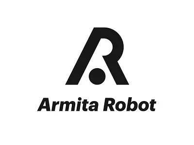 Armita Robot logo brand branding illustration lettermark logo r